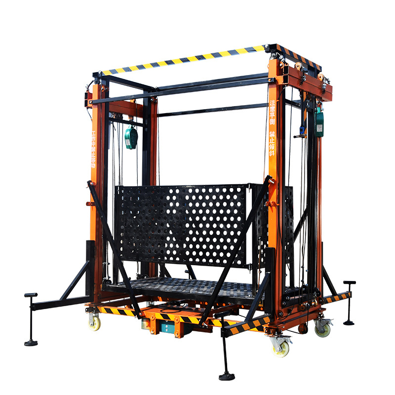 Foldable Mobile Electric Hydraulic Scaffolding Lifting Platform