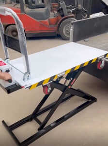 electric scissor lift trolley