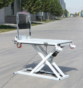 hydraulic table trolley