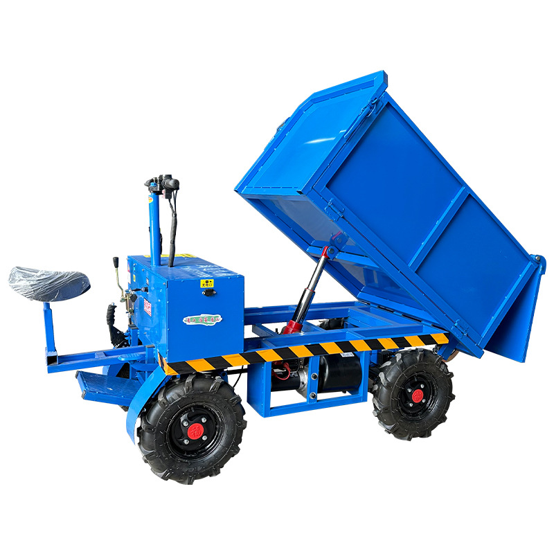 Collapsible Electric Four-Wheel Flatbed Truck